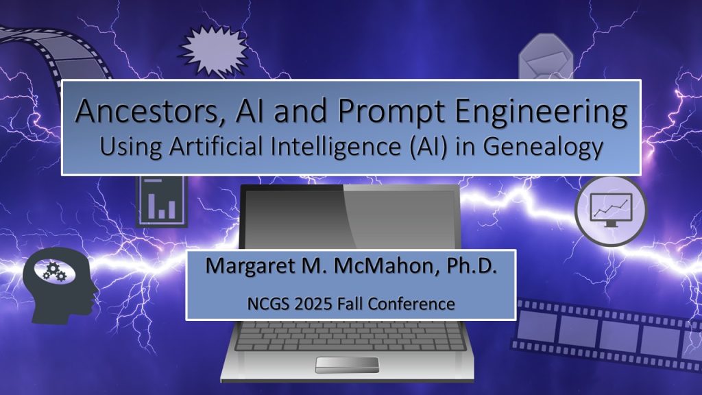Ancestors, AI and Prompt Engineering NCGS - COVER