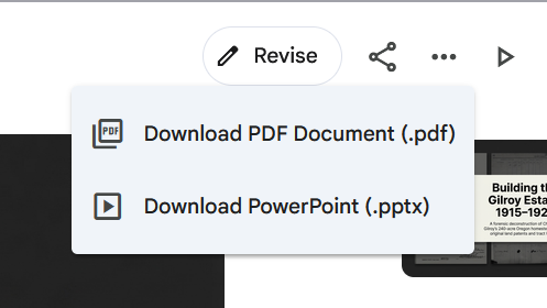 download the slide deck as a PDF or a PowerPoint document