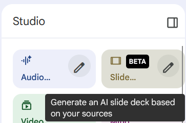 NotebookLM Slide Deck Tile Detail