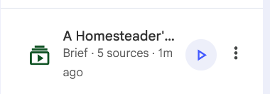NotebookLM Generated Resource List – Video Overview